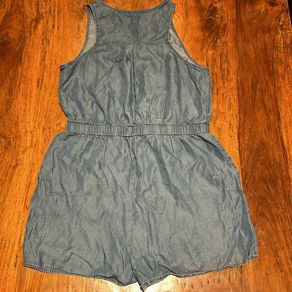 Size M - Blashe Tencel Denim Romper - Picture 2 of 5